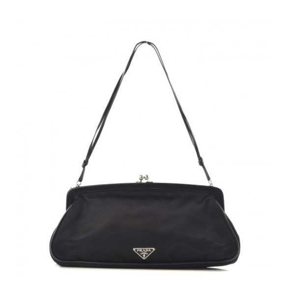 Prada Mini Logo-plaque Shoulder Bag In Multi-colored